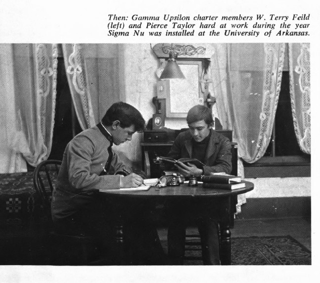 W. Terry Feild and Pierce Taylor, charter members, 1904