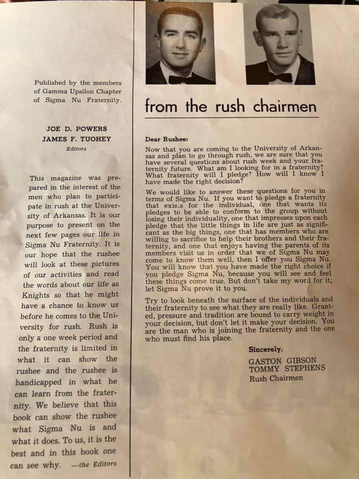 Rush Magazine, 1961